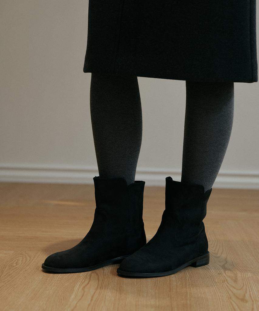 Laminez Fleece-Lined Ankle Boots - Black