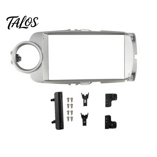 Dash Conversion Kit Accessory 9 Inch Car Radio for Toyota Yaris Vitz 2012, Navigation Frame Panel Android Radio, Double Din Stereo Mounting