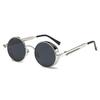 Men Women Retro Vintage Glasses Steampunk Round Metal UV400 Eyewear Sunglasses
