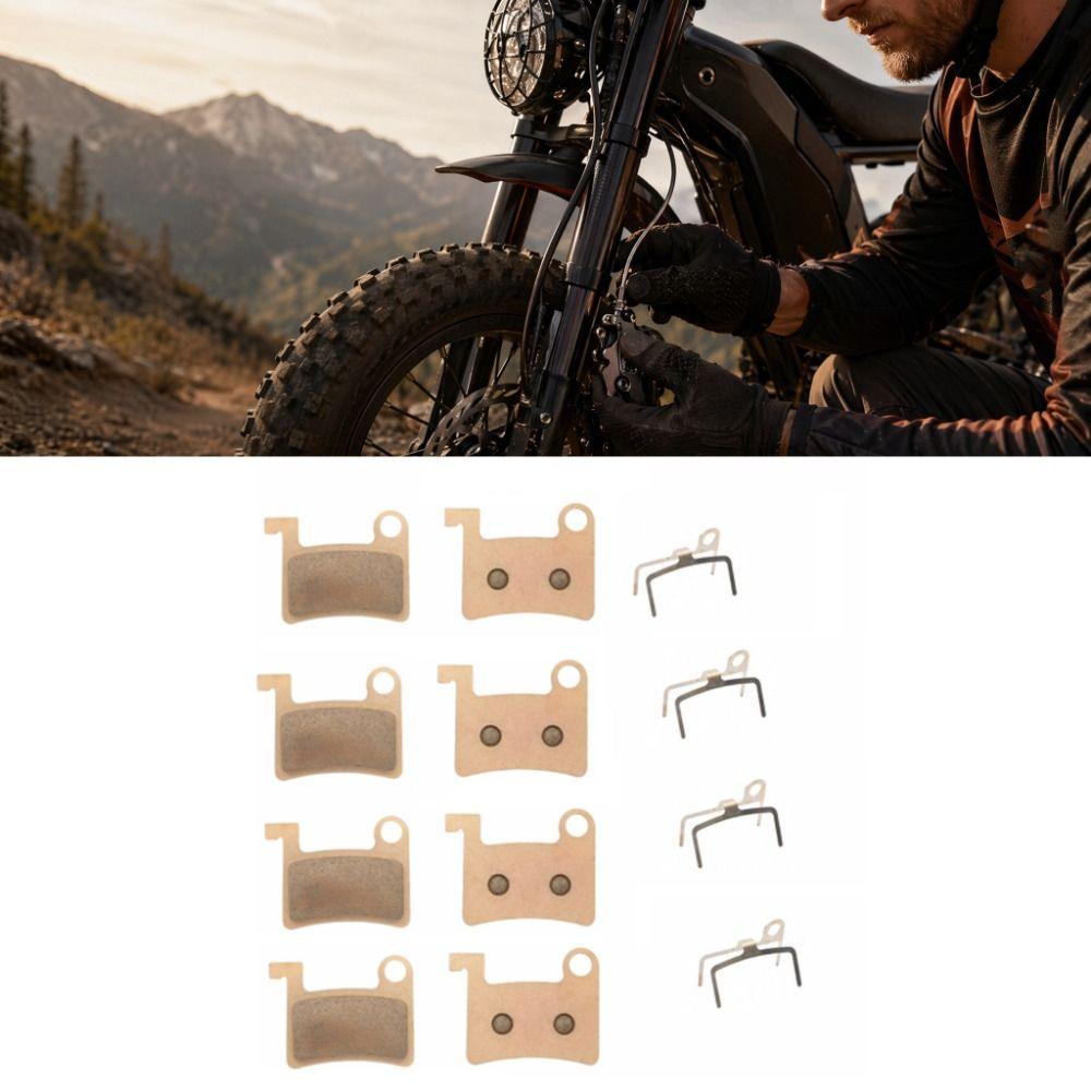 4PCS Metal Sintering Disc Brake Pads for GT73/ Macfox X2/ Macfox X7 electric dirt bike Bike upgrade
