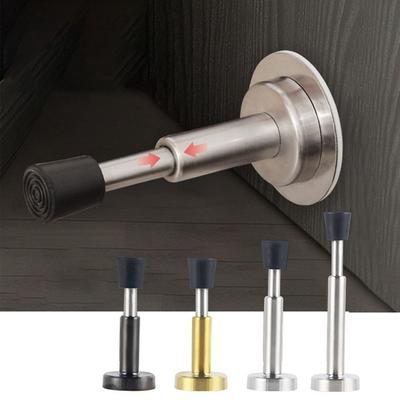 Durable Wall Protectors Door Stopper Anti Collision Self Adhesive Floor Holder Stainless Steel Hydraulic Buffer Doorstop Home