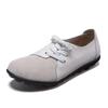 Frauen Schuhe Frühling Leder Mokassins Wohnungen Schuhe Frau Lace-Up Casual Damen Fahren Schuhe