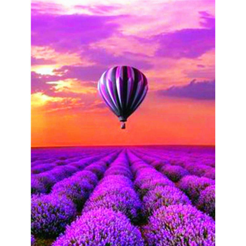 5D DIY diamantmaleri lilla felt diamantbroderi korsstingsett Full rhinestone mosaikk hjemmeinnredning