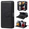 For iPhone 15 Leather Case with 10 Card Holder Phone Cover Stand
