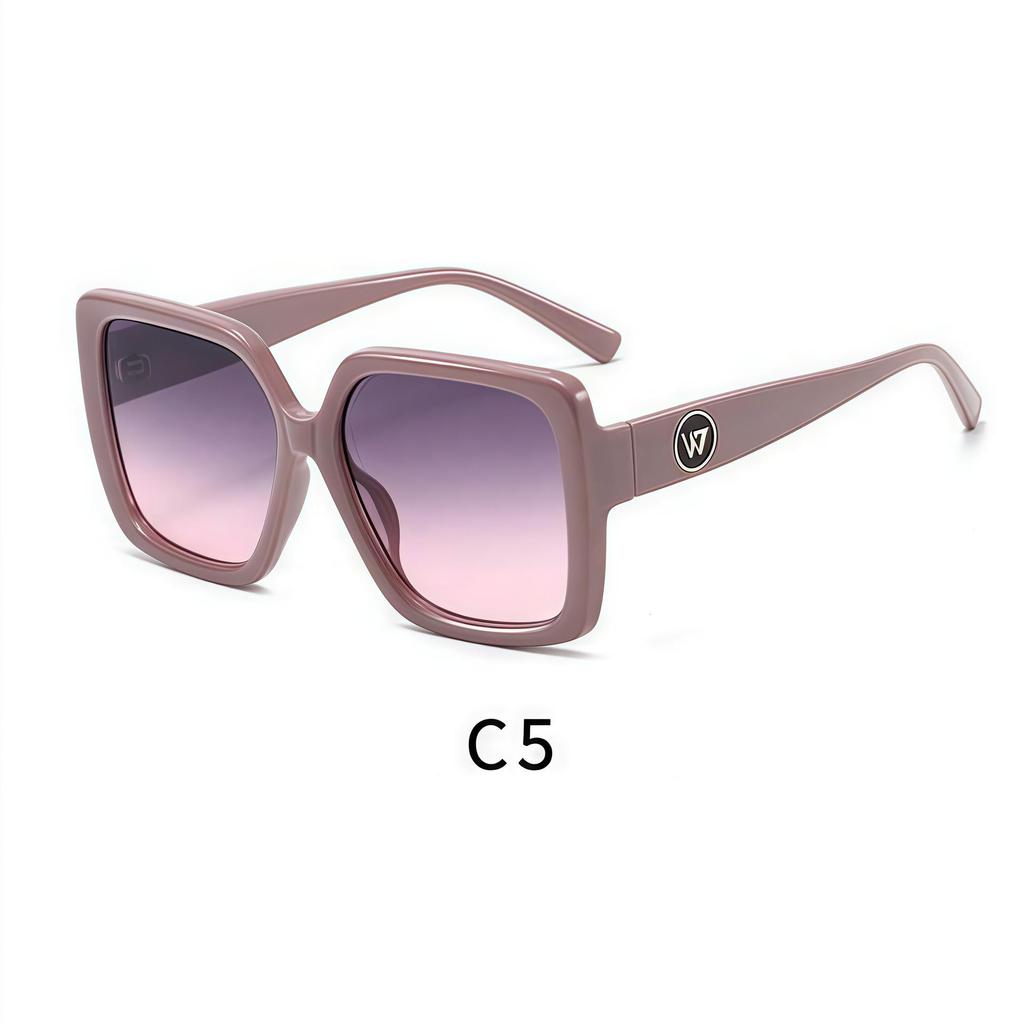 2076 New Large Square Frame Magnetic Clip-On Men's Polarized Sunglasses - Multi-Color Options