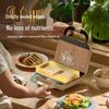 Dual-Disc Breakfast Sandwich Maker - Multifunctional Electric Griddle for Home.