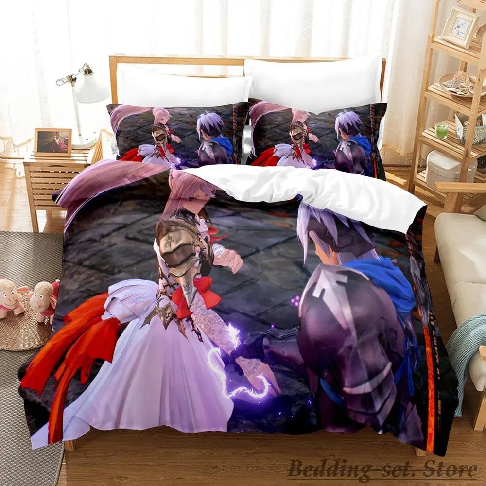 Cozy Warm New Tales of Arise Size Bed Adult Kid Bedroom Duvetcover Sets Anime Single Twin Full Queen King Quilt