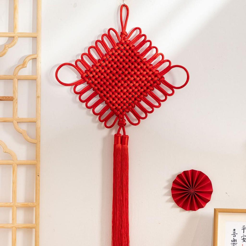 Chinese Knot Wall Decor for Living Room - Perfect for Spring Festival, New Year, Weddings, and Housewarming Gifts