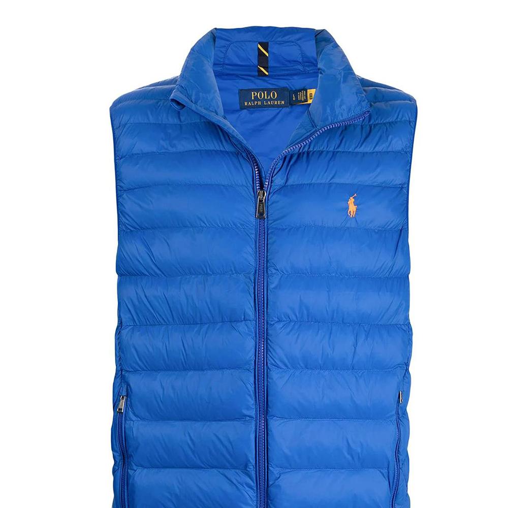 Polo Ralph Lauren Solid Color Logo Embroidered Vest Men Vests Blue 710810898-006