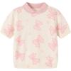 Girls' Knitted Bow T-Shirt