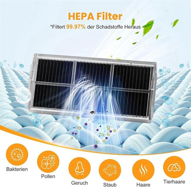 A20F-20PCS For Dreame X40 Ultra Complete/X40 Master/L40 Ultra Robot Vacuum Parts Main Side Brush Mop Cloth Dust Bags Filters