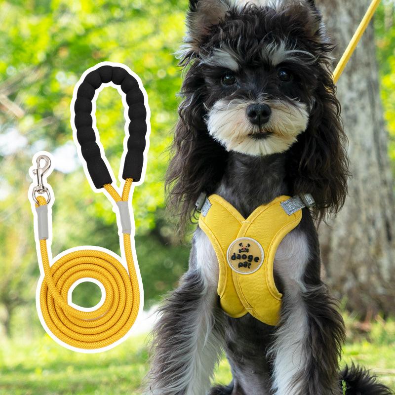 Hundsele och Ryggsele, Hundkoppel, X-formad Icke-kvävande Liten Hundkoppel, Justerbara Husdjursartiklar