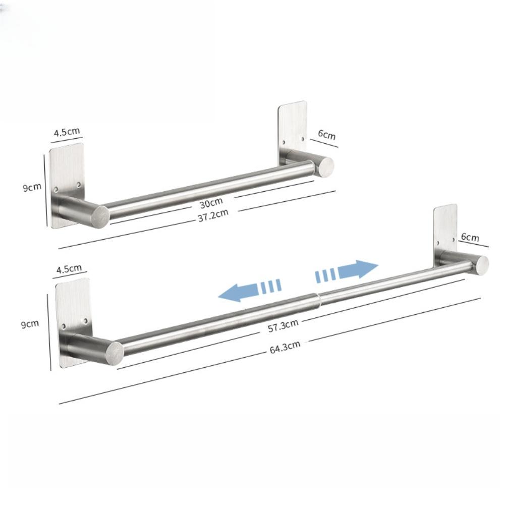 Brushed Nickel Stainless Steel Double Towel Bar Built for Durability and Functional Design In Compact Bathrooms and Small Spaces