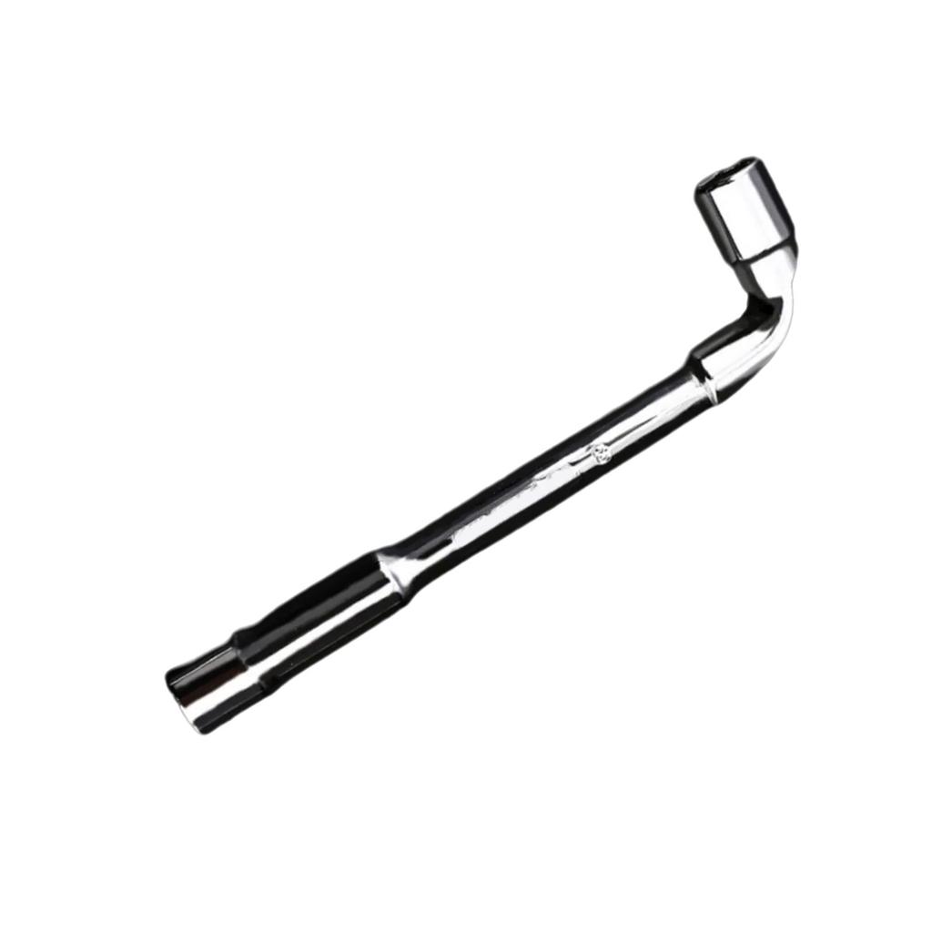 6/8/10/12mm Steel L-Shape Angled Pipe Socket Wrench Pipe Hexagonal Elbow Wrench Spanner Automotive Mechanical Tool