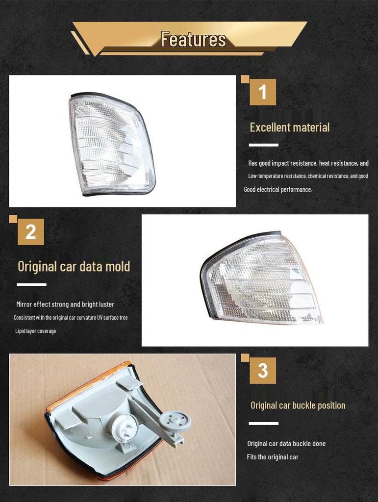 Mercedes-Benz E-Class W124/W123/W203/W202/190/W201 Corner Turn Signal Light