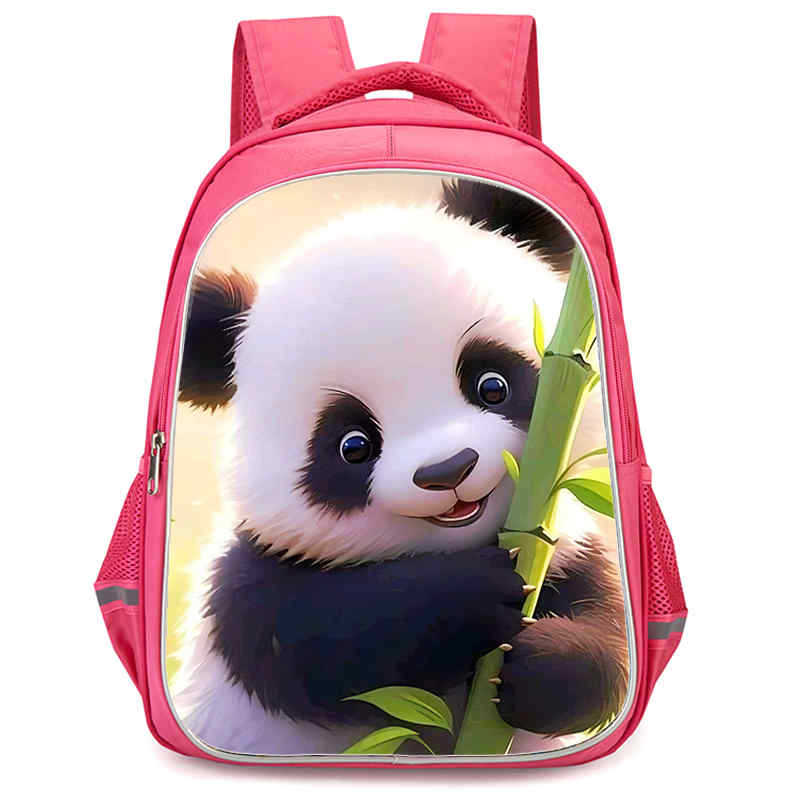Panda Niedliche Schultasche Verschleißfest Großes Fassungsvermögen Wirbelsäulenschutz Und Anti-Buckel Schüler Party Must-Have Leichter Rucksack