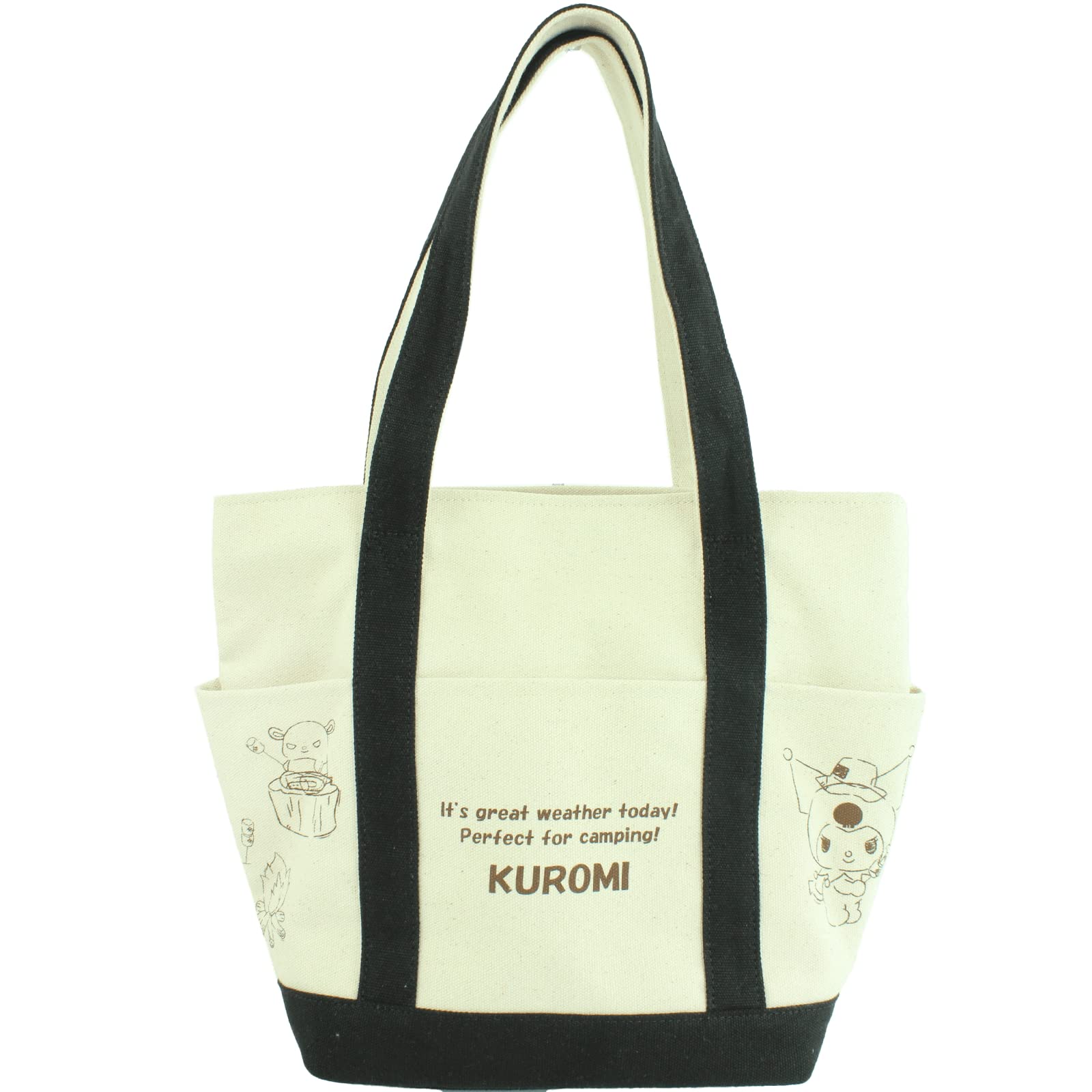 

Товары для персонажей Sanrio Characters 7 Pocket Tote Bag Kuromi [Yasuda Tsusho]