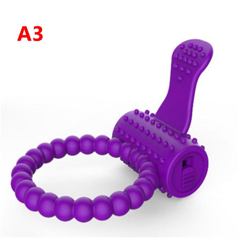 Delayed Ejaculation Cock Penis Ring Soft Silicone Adult Sex Toys Dick Penis Vibrators Ejaculation Cock Ring Vibrating For Men