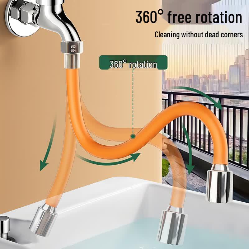 KEGOO Faucet Extender with Universal Rotating Nozzle