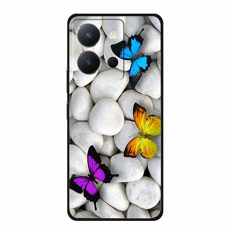 For Vivo Y36 4G Case Animals TPU Soft Cover Silicone Phone Cases For VivoY36 4G Russian Version Shockproof Protector Wolf Coque