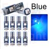 10PCS T5 W3W PCB 3030 3 Led Car Dashboard Bulbs Warming Instrument Lights Indicator 12V DC White Ice Blue Red Green Amber Pink Dome Lights 6
