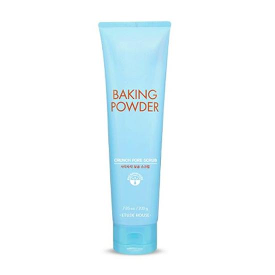 Etude House Baking Powder Crunch Pore Scrub 200g – Deep Cleansing Blackhead & Pore Exfoliating Facial Scrub (Tube Type) 200g