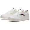 Anta Synthetic Leather Height Increasing Low Top Casual Shoes Men's White Red 912428010-1