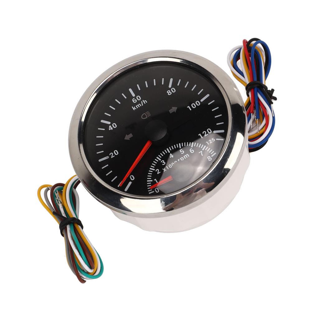 GPS Speedometer with Tachometer 8000 RPM 85mm 3 3Celsius8 In GPS Speedometer with Indiction Light for Marine ATV Vehicle