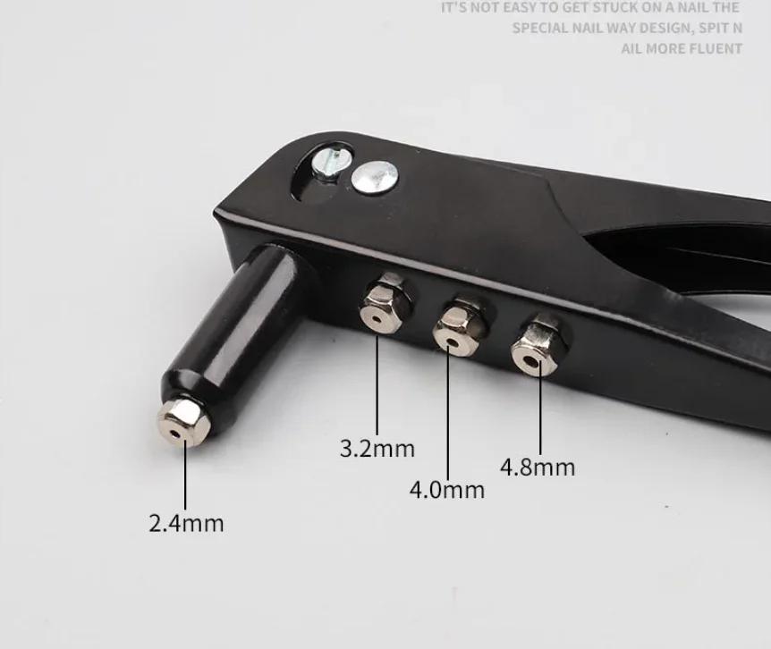 Pop Hand Rivet Gun Kit Blind Rivet Hand Tool Set Gutter Repair Heavy Duty Selling Tool Set Metal Woodworking