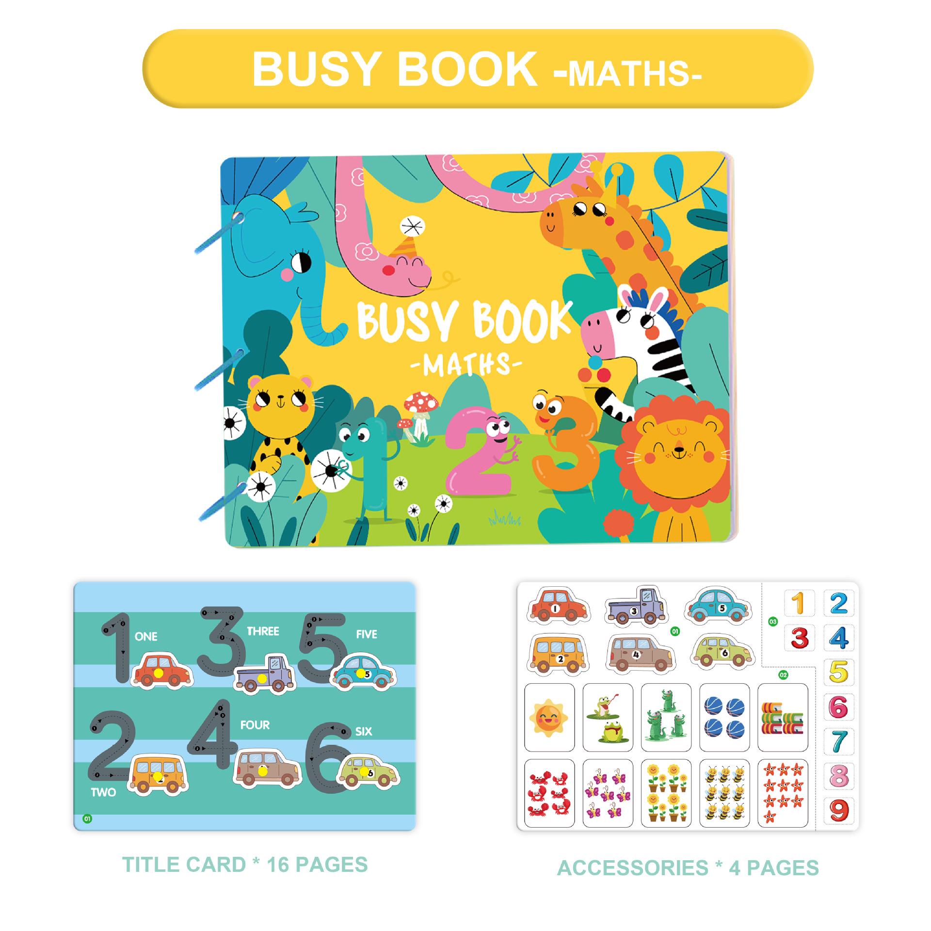 

Cross-Border Busy Book: Children s Early Education Flip & Sticker Book