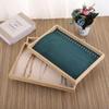 Bamboo & Wood Jewelry Display Tray - Necklace, Bracelet, and Stall Rack Organizer