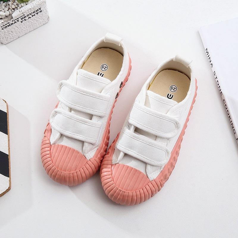 Children S Canvas Shoes Soft Cute Biscuit Shoes Baby Shoes Children S Cloth Shoes Board Shoes Bread Shoes Flats Cute Student Hotest 24
