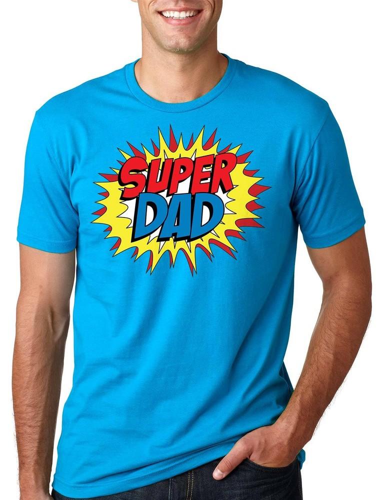 Super Dad T-shirt Gift for dad Father Comics Style Dad Tee Shirt Unisex T-Shirt XL