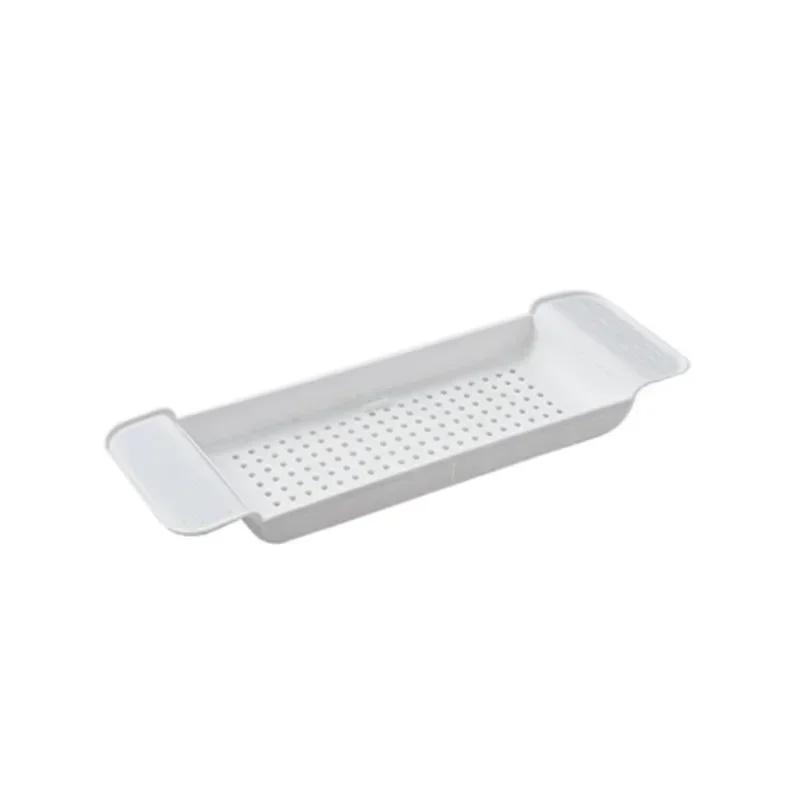 Bathroom Portable Tools Bathtub Shelf Extendable Bathtub Tray Shower Caddy Bamboo Bath Tub Rack Towel Holder Storage Organizer