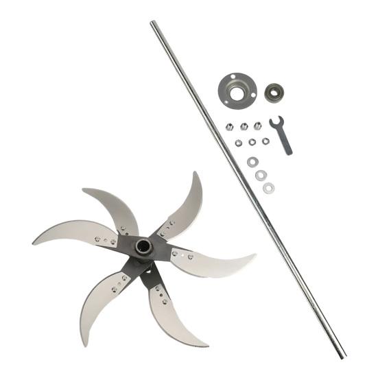 Vegetable Shredder Heavy-Duty Lawn Mower Blade Set Rust-Resistant Steel Sharp Agricultural Grass Grinder