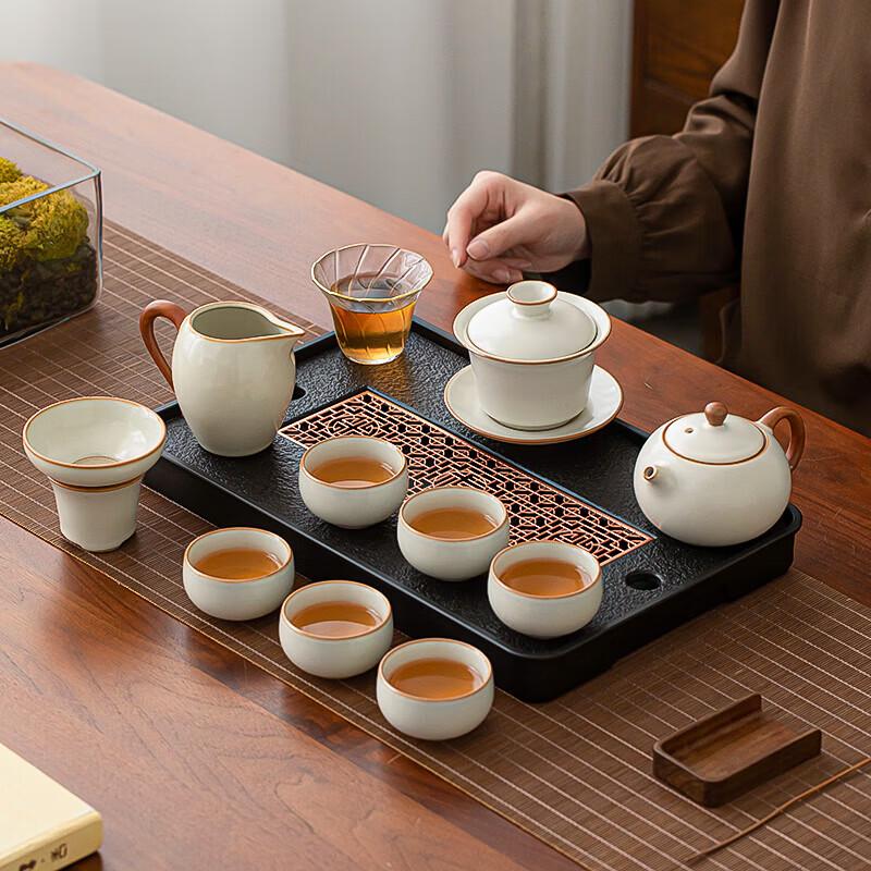Ru Kiln Ceramic Kung Fu Tea Set