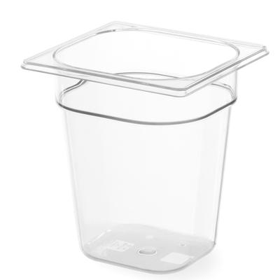 Transparenter Polycarbonat GN-Behälter GN 1/6 Höhe 150 mm Hendi 861714