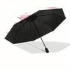 1pc Sanrio Cinnamoroll Rose Design Automatic Opening and Closing Folding - A Good Choice for Gifts, Fashionable and Convenient Umbrella With Cute Cart