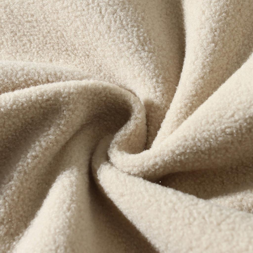 Men's Solid-color Casual Fleece Fleece Hoodie, Men's Sports Long-sleeved Zipper Cardigan Stand-up Collar Jacket