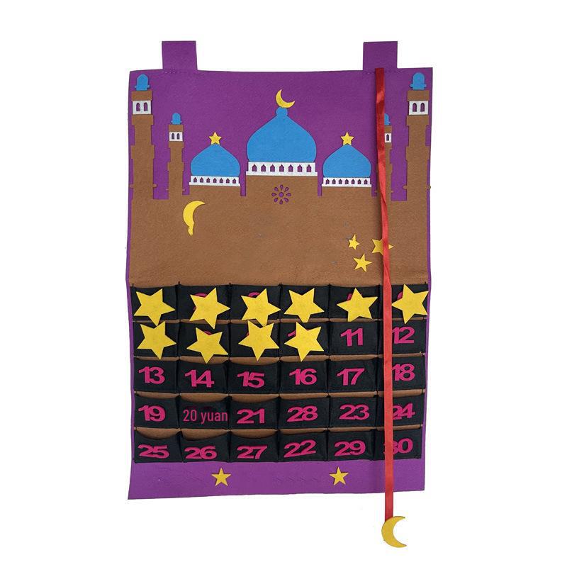 Creative Felt Holiday Countdown Ornament Calendar