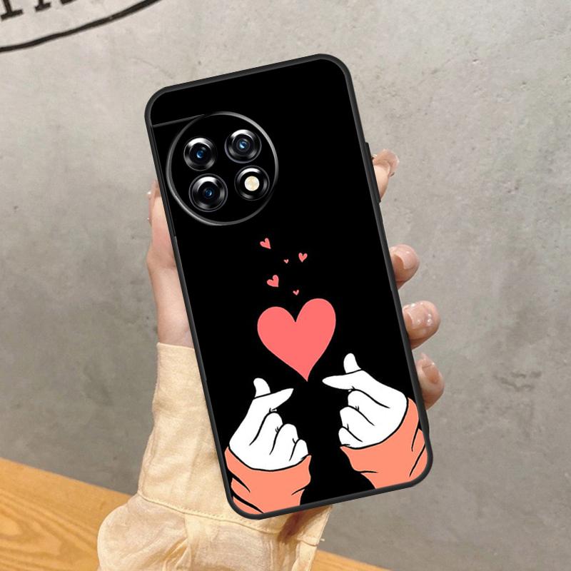 Love On The Finger Kpop Hülle Für OnePlus Nord 5 CE 2 3 4 Lite N20 N30 OnePlus 15 13 12 11 13T 10T 12R 13R 15R Abdeckung