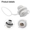 White Boston Air Valve One-way Inflation Valve Airbeds Approx. 22mm BIGMOUTH Boats Canoes Kayaks Plastic Pool Rafts