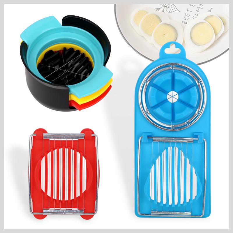 Colorful New Ingredient Egg Slicer Egg Slicer Multi-purpose Fancy Preserved Egg DividerKitchen Small Tools