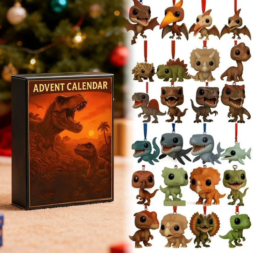 Advent Calendar Dinosaur Toys 24 Days Countdown Calendar To Christmas Surprise Toys Set Dinosaur Figurine Christmas Gifts
