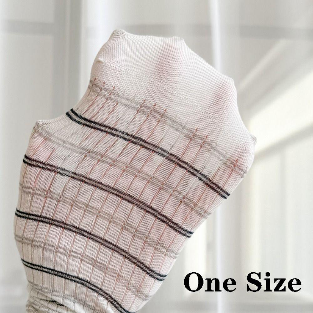 Korean Style Mid-calf Socks Grey Checkered Boneless Pile Socks New Cotton Socks Spring Summer