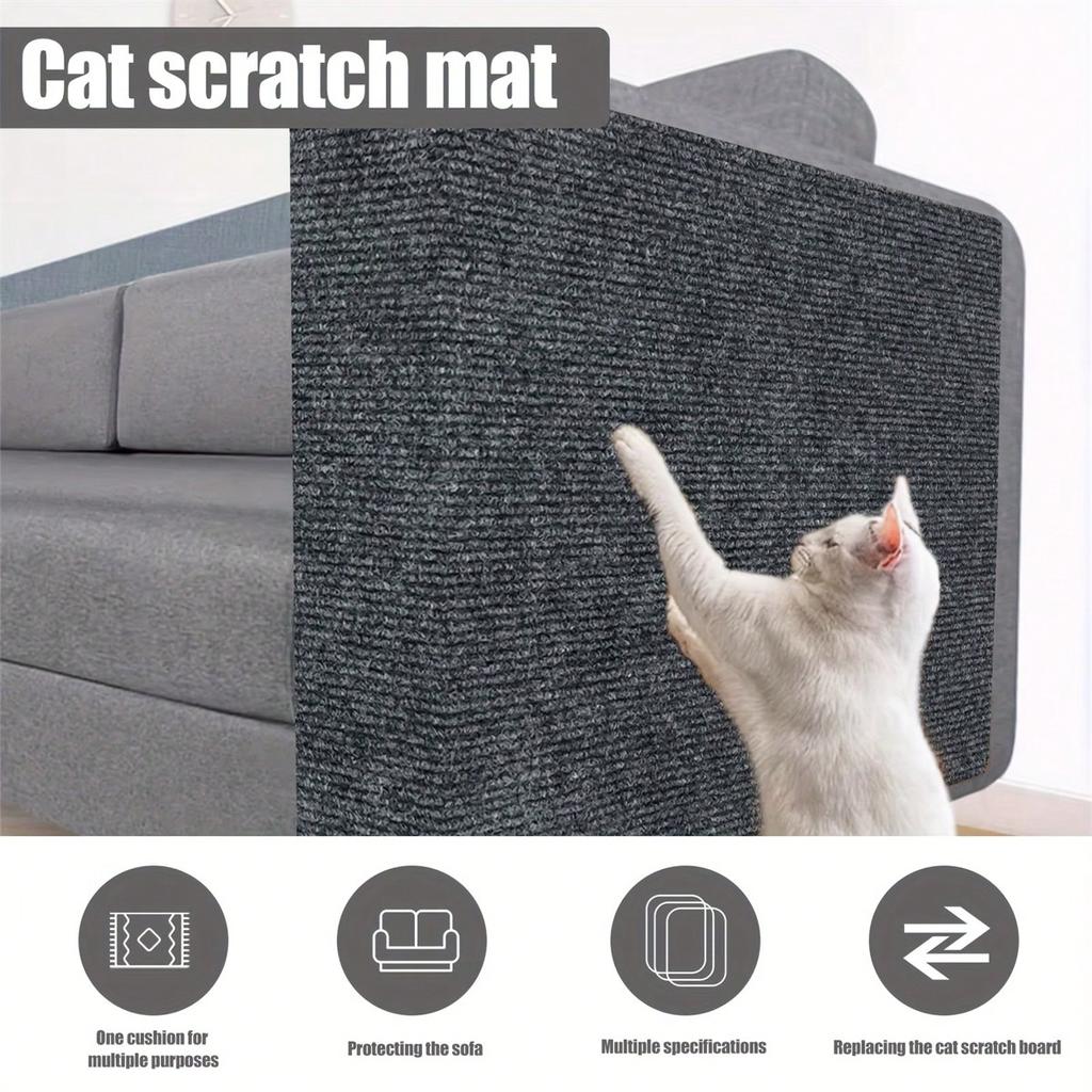 300mm*300mm Self Adhesive And Cuttable Cat Climbing Mat Scratchers Wear Resistant And Durable Not Ea