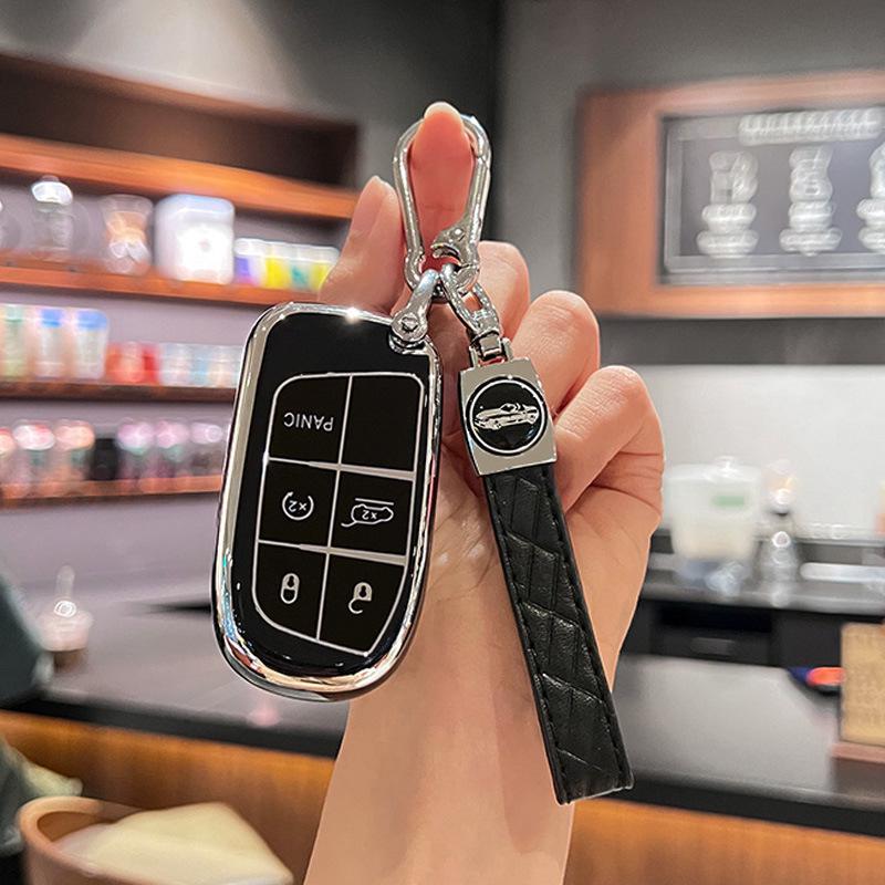 Special Buckle Key Cover for Jeep Compass, Grand Cherokee, Cherokee, Commander, Renegade