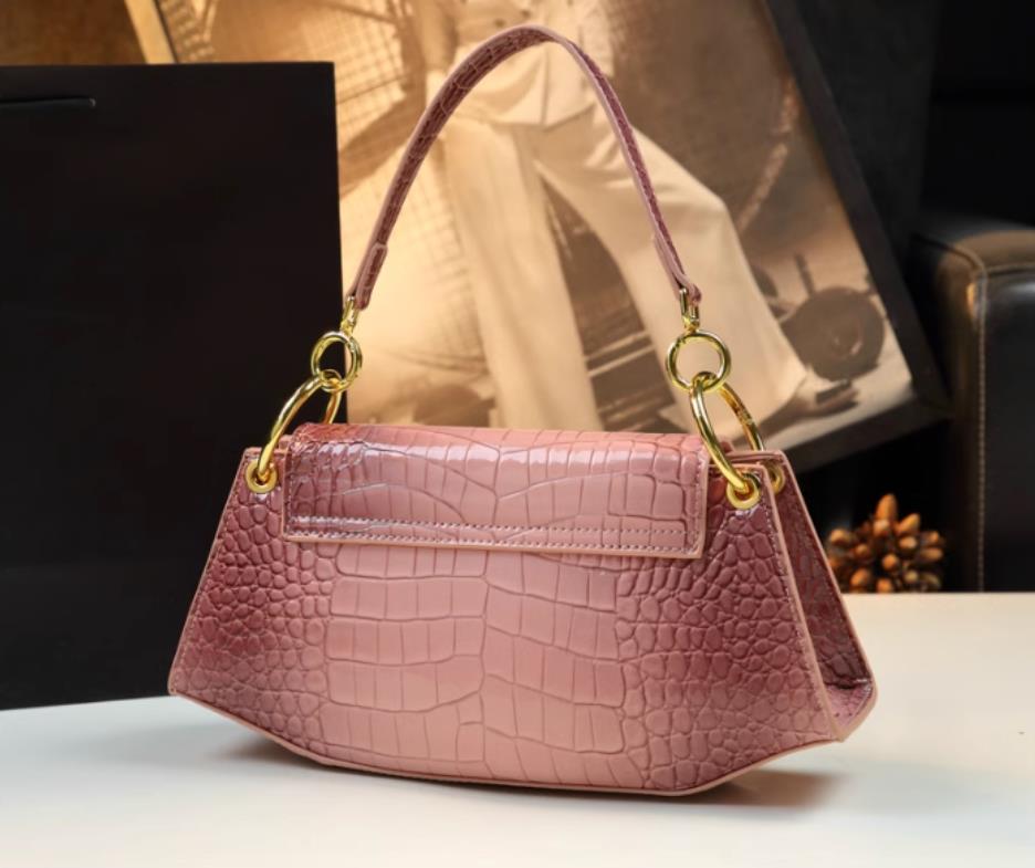 Women's Handbags 2024 New Stone Print Original Design Light Luxury Underarm Bag Women's Leather Shoulder Crossbody Bags