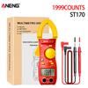 ST170 Professional Digital Clamp Meter DC/AC Current Multimeter Pliers Ammeter Voltage Tester Car Voltmeter NCV Ohm Tester