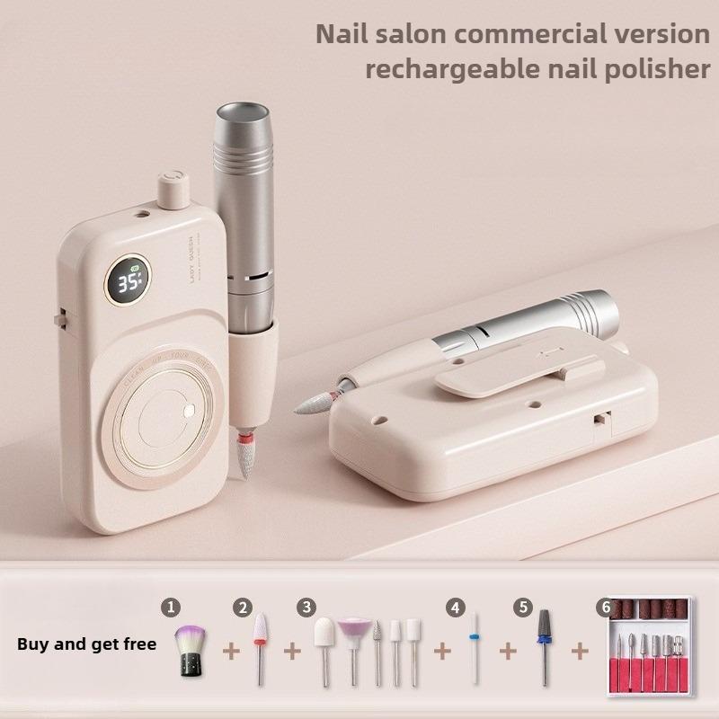 New 35000RPM Portable Low Noise Electric Handle Nail Remover, Dead Skin Removal&Nail Polish Grinding Machine for Nail Salons